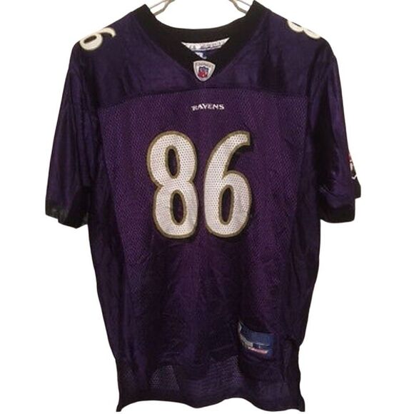 BALTIMORE RAVENS TODD HEAP SIZE YOUTH LARGE 14-16 REEBOK JERSEY - Picture 3 of 5